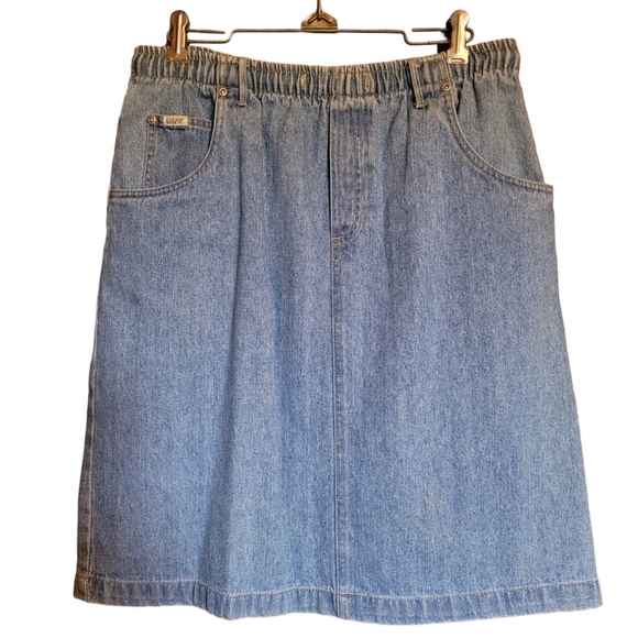 Blassport Ladies Denim Skirt Blue Size 10 - Picture 1 of 8